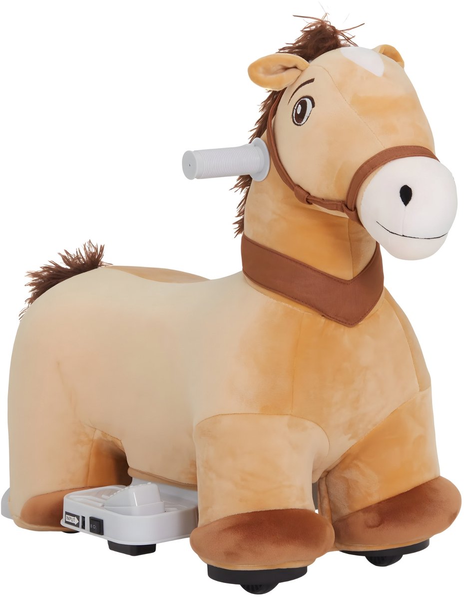 Elektrische Kinderauto 6V in Paardenvorm – Kinder Voertuig met Muziek 2 km/u – Bruin Decoratief beeld of figuur kopen online