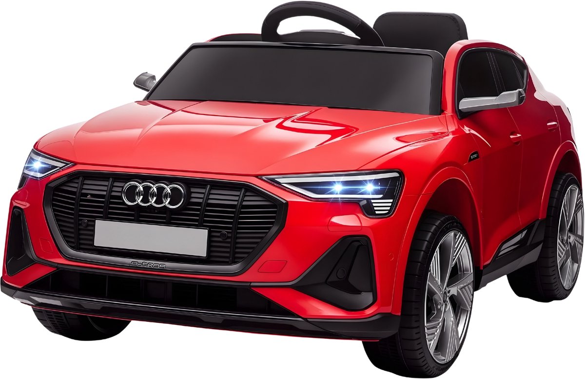 elektrische kinderauto kinder voertuig voor kinderen vanaf 3 jaar rijdende speelauto rood