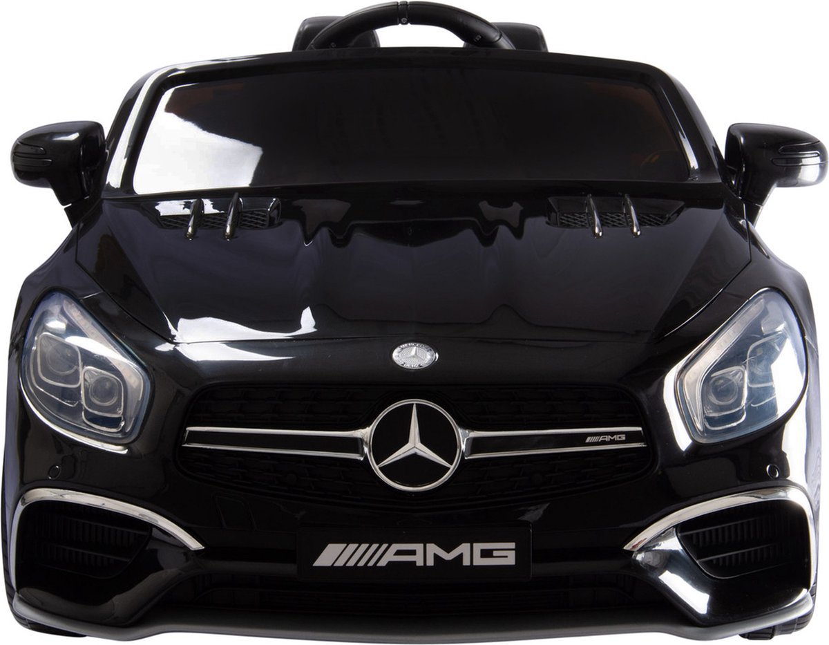 Elektrische Kinderauto Mercedes-Benz SL65 AMG Zwart 12V Met Afstandsbediening Speelgoedaccuvoertuig kopen online