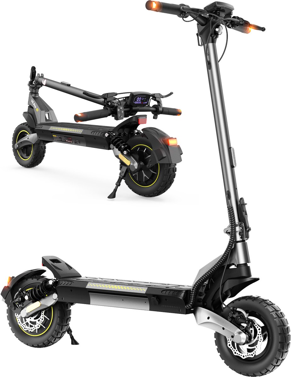 elektrische step v5 pro 10inch abe goedgekeurd 500w 48v 12 5ah off road bands dubbele vering schijfremmen voltix app elektrische step