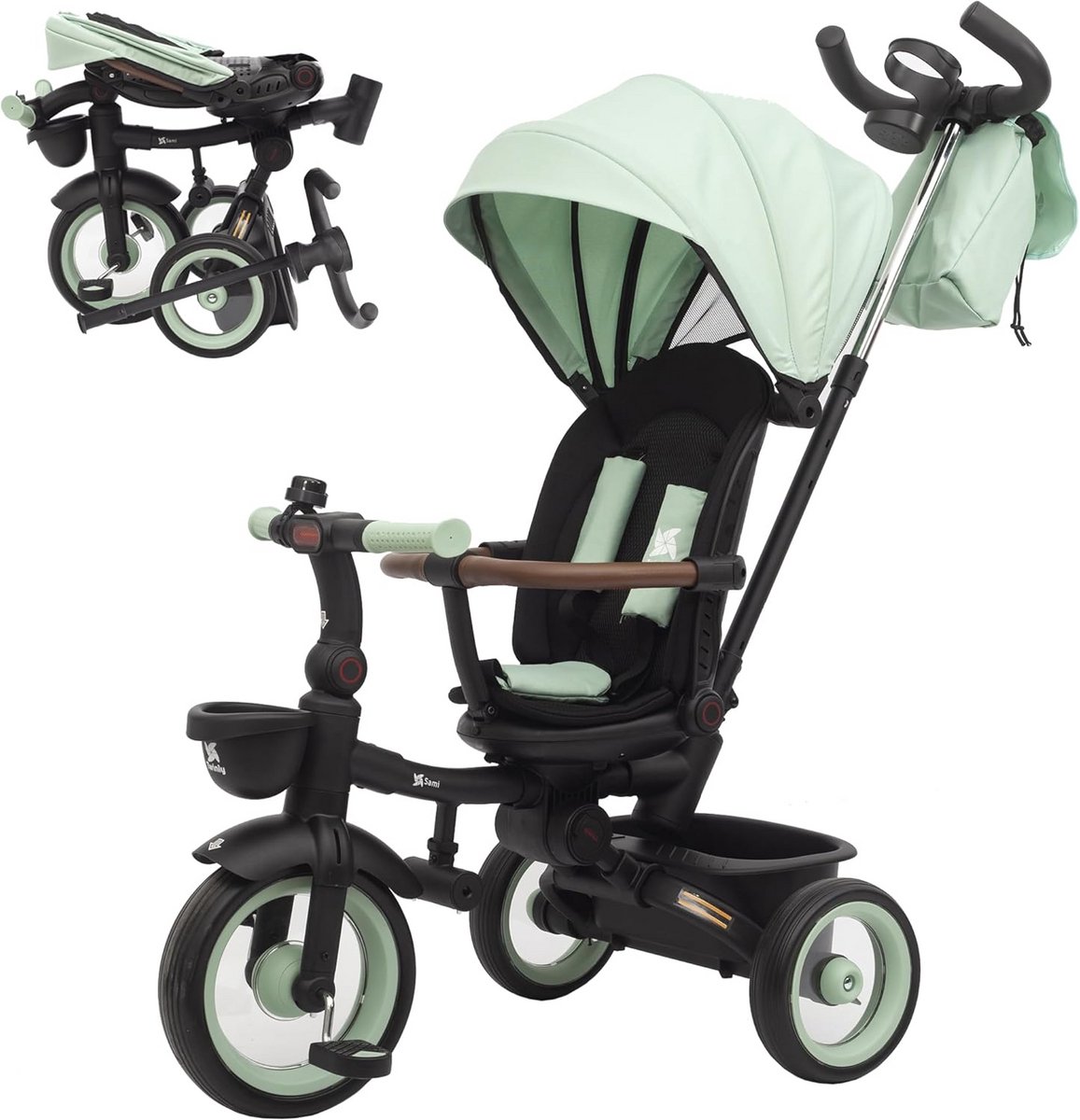 evolutionaire driewieler 360 draaibaar en opvouwbaar voor baby s en peuters 1 5 jaar