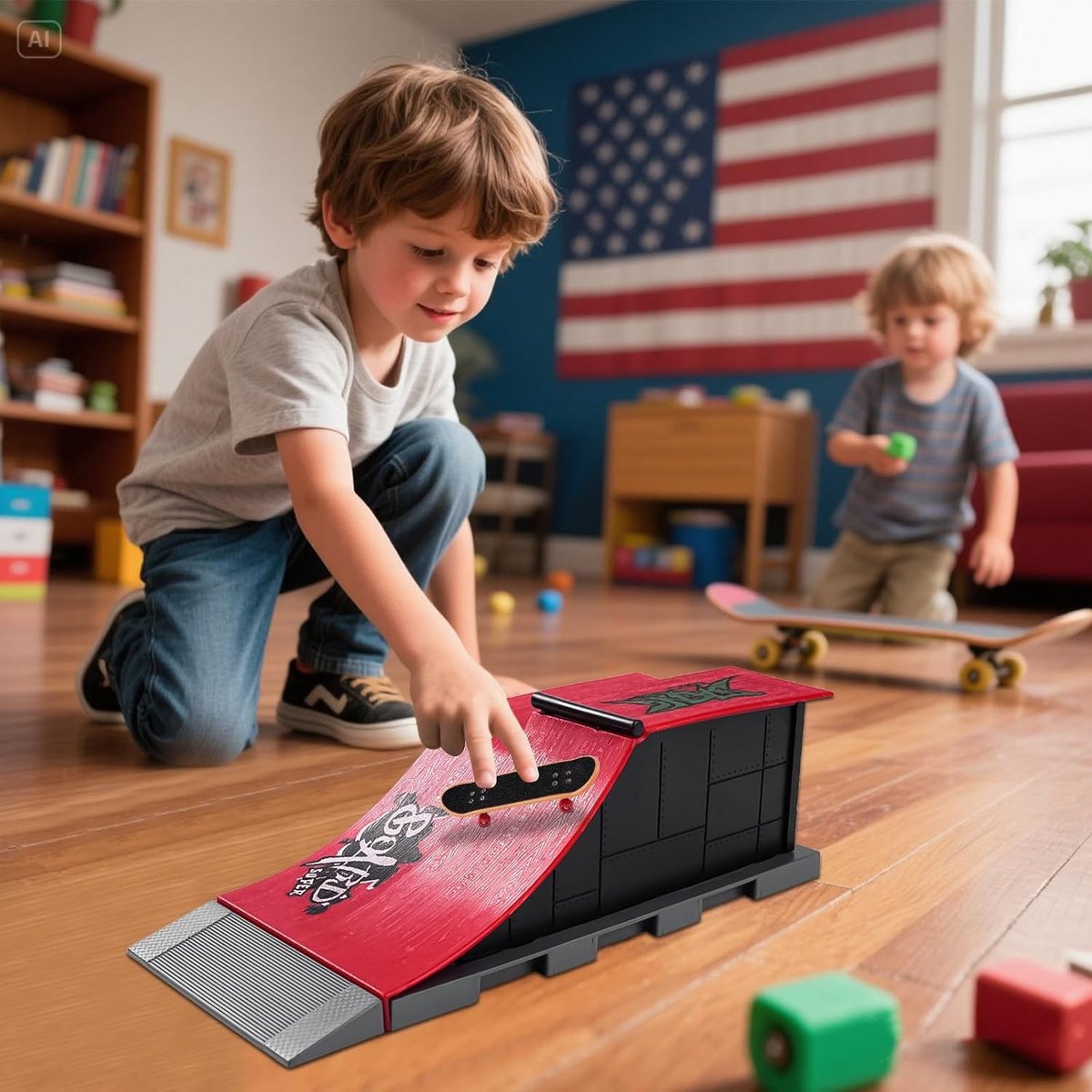 fingerboard en slope accessoire set diy mini skateboard park kit met ramps voor kinderen perfecte cadeau voor skateliefhebbers