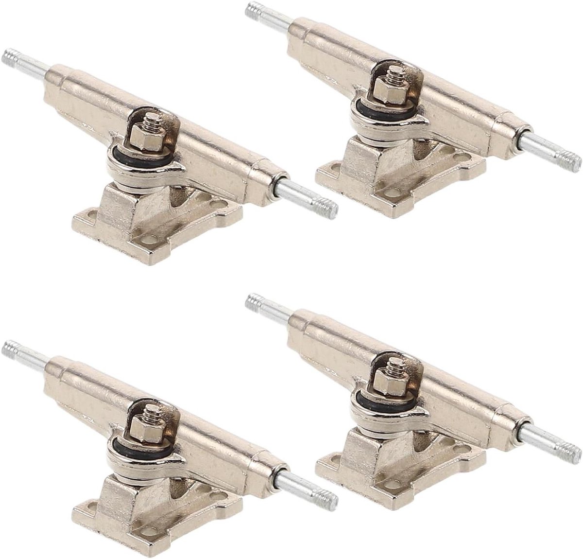 Fingerboard Trucks - Mini Skateboard Trucks - DIY Fingerboards - Verbeterde Stabiliteit - 32 mm - Zilver Skateonderdeel kopen online