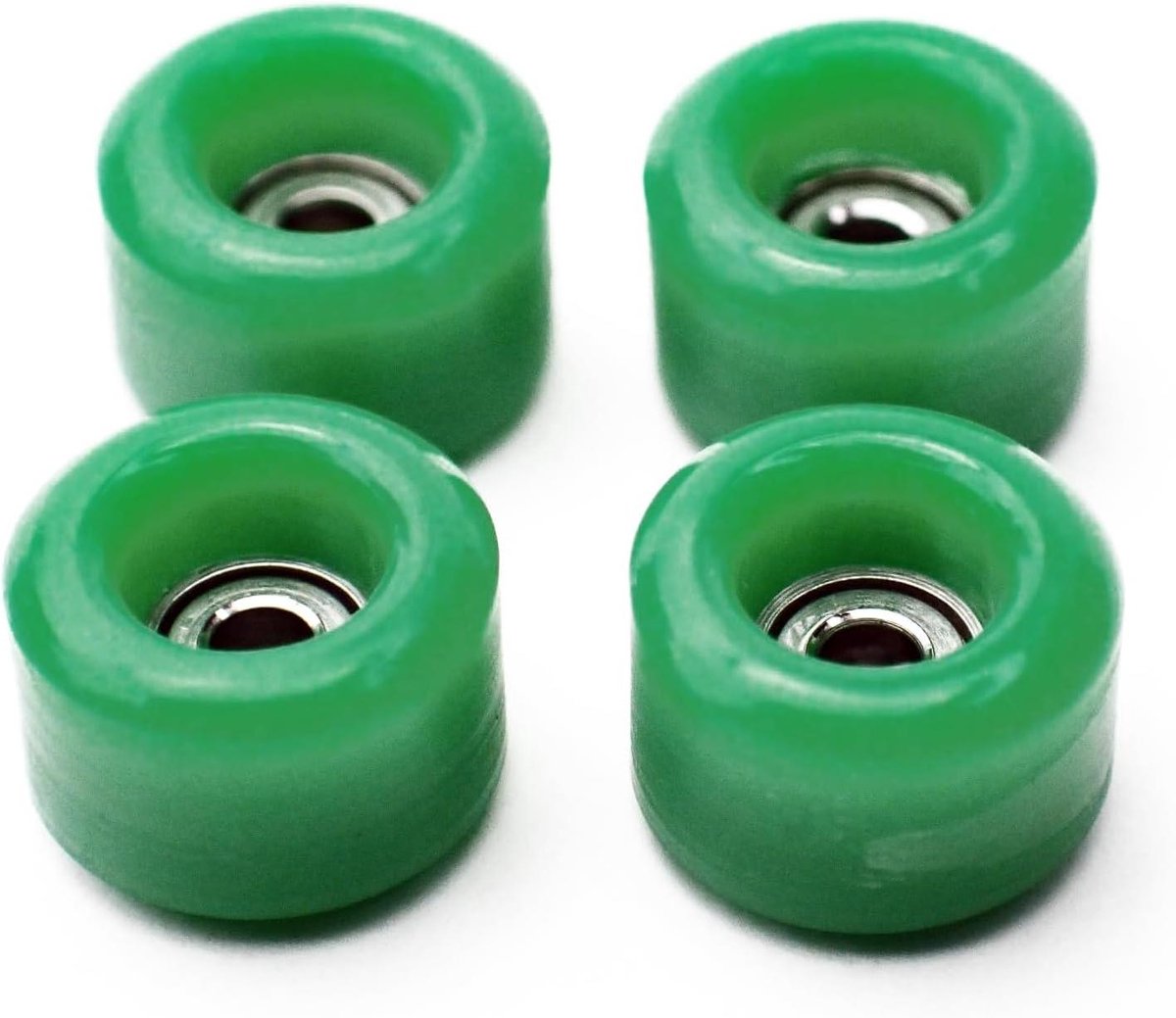 fingerboard wielen skateboard onderdelen freestyle tricks 60d urethaan materiaal abec 7 lagers groen