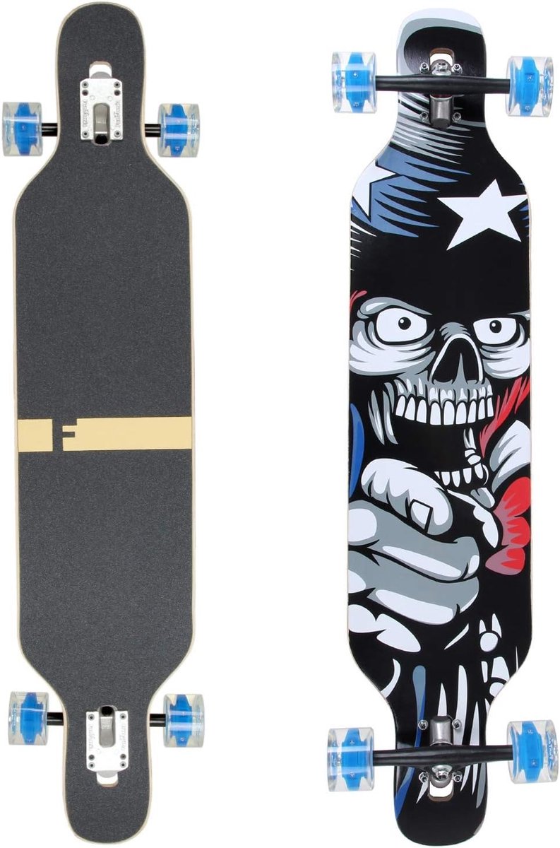 Flex1 tot 122kg - Camber Longboard (Flex1 tot 122kg, Amerika - Ahornhout) Longboard kopen online