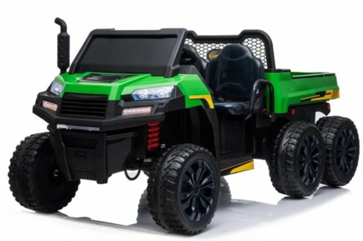 gatorxl 12v 2 persoons elektrische kindertractor groen