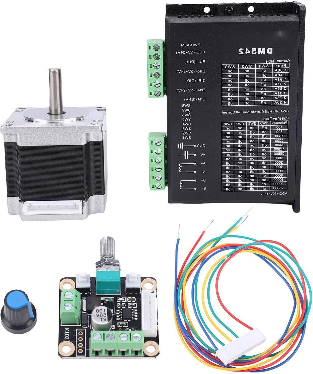 Gesloten Lus Motor - Hybride Stappenmotor - Precisie Beweging - Geïntegreerde Bescherming - 56mm Staplengte - Zwart Loopmotor kopen online