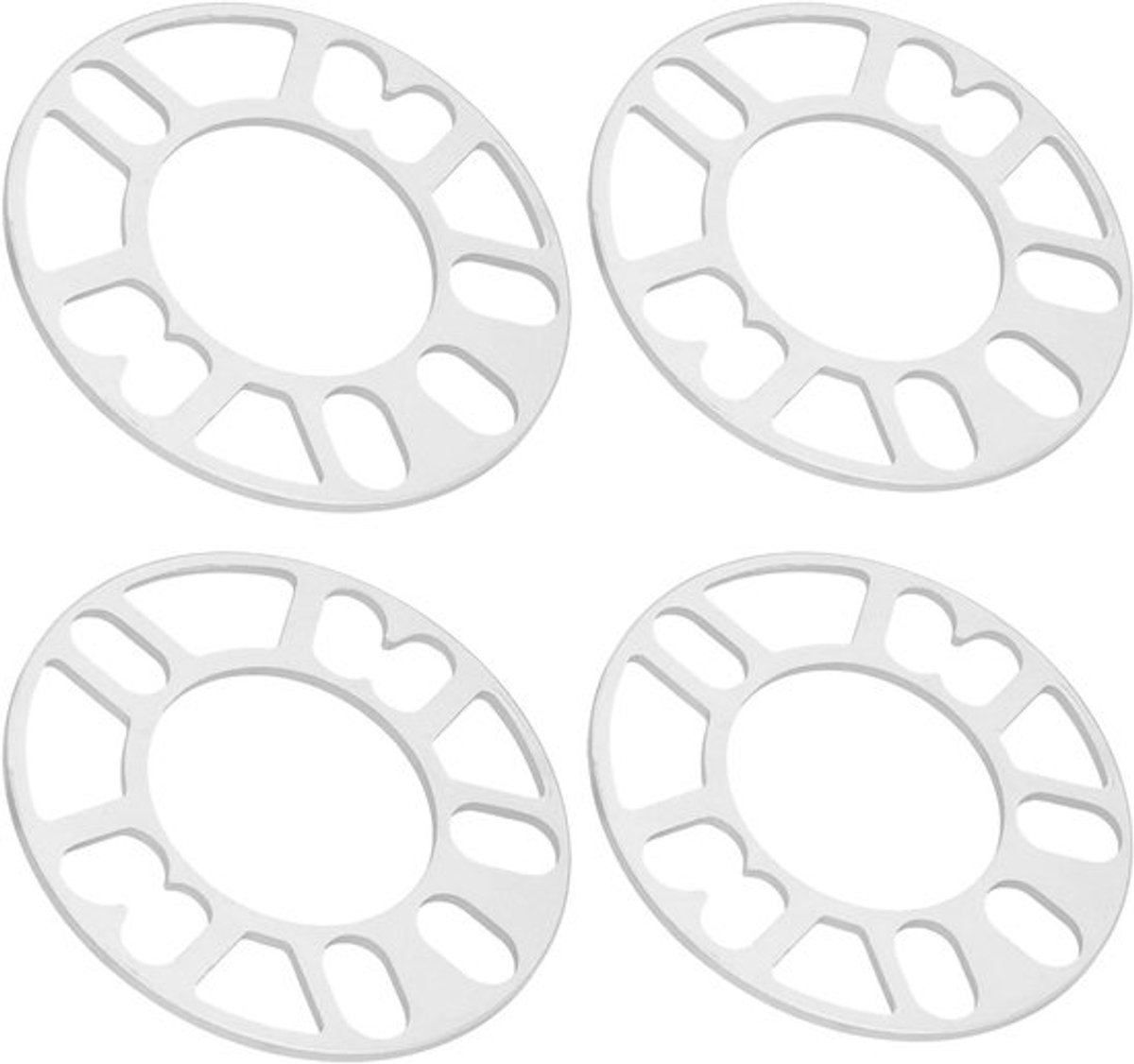 golden crown universele hub centric set aluminium wheel spacers