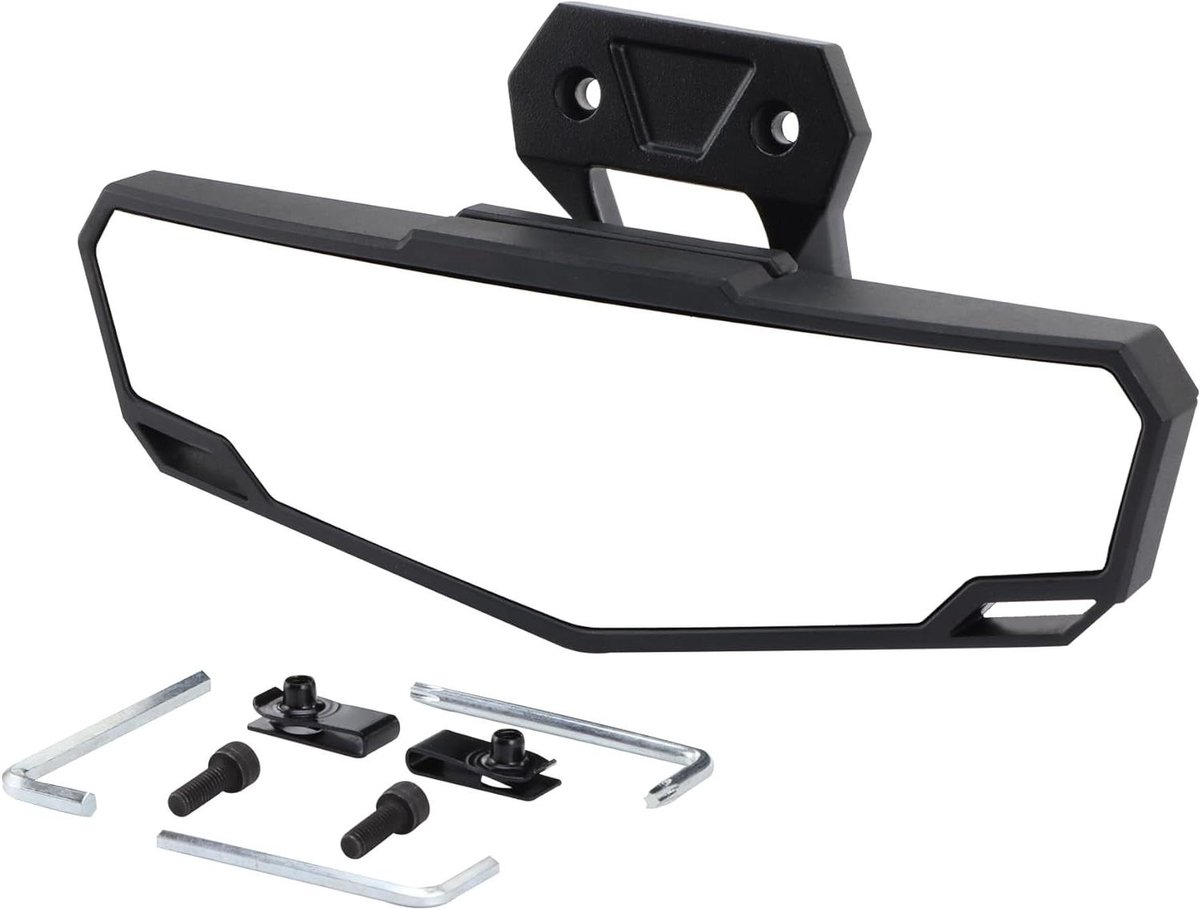 GOOFIT Zwarte UTV middenzijspiegel, achteruitkijkspiegel, offroad, vervanging voor terreinvoertuig, ATV, UTV, Dune Buggy, strand, buggy 2020 tot 2023, Polaris RZR PRO XP /4 Buitenspeelvoertuigaccessoire kopen online