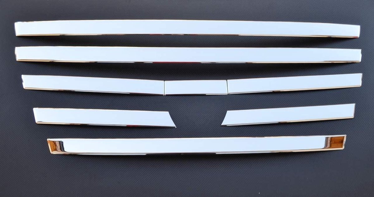 Grill Decoraties - Truck Accessoires - Voertuig Styling - Spiegelgepolijst RVS - 18 Delige Set - Zilver Buitenspeelvoertuigaccessoire kopen online