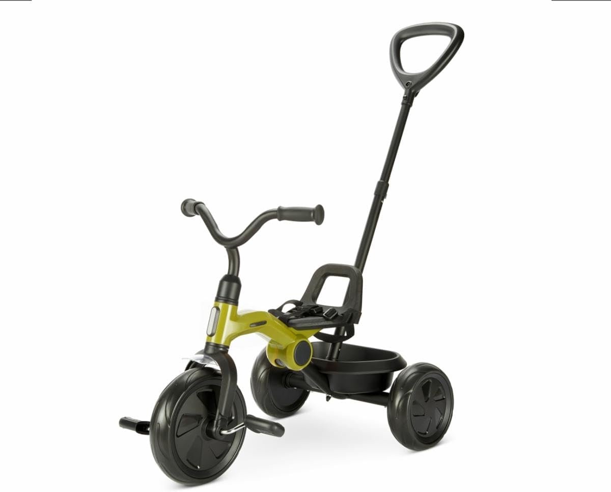 groene driewieler kindertrike buiten spelen groeit mee met kind 92 x 47 x 95 cm groen