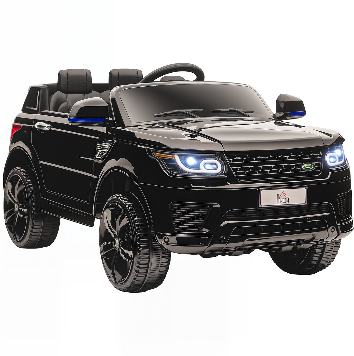 HOMCOM - Elektrische kinderauto - PP - 110x68x52cm - Zwart Speelgoedaccuvoertuig kopen online