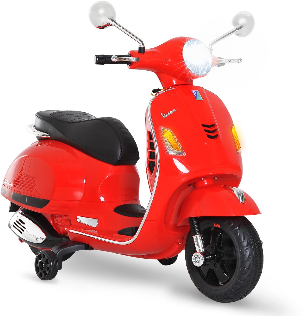 HOMCOM - Elektrische motorfiets - Kunststof - 102x50,5x75,5cm - Rood Speelgoedaccuvoertuig kopen online