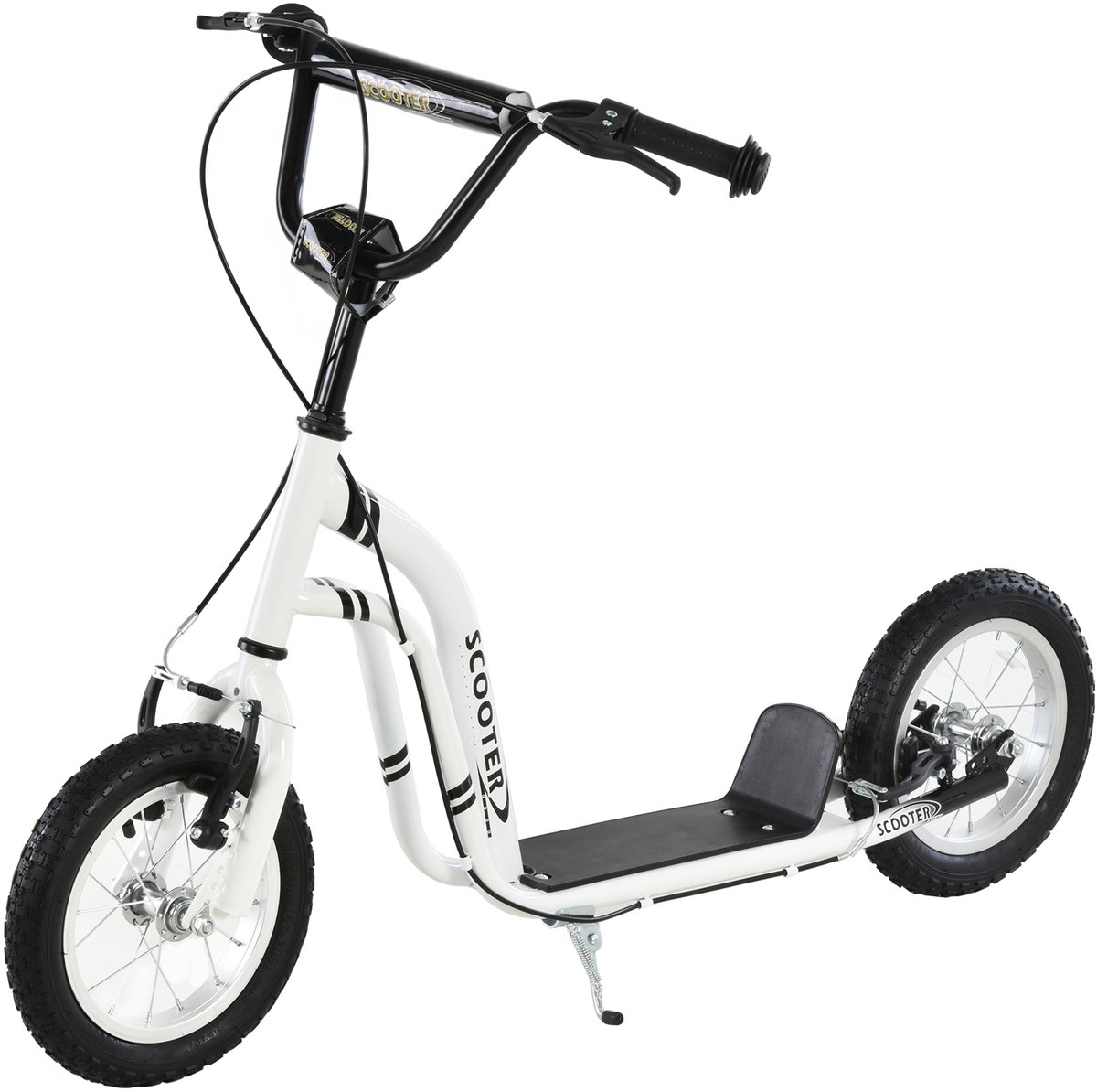 HOMCOM Kinderstep - Metaal - 120x58x95cm - Wit Step kopen online