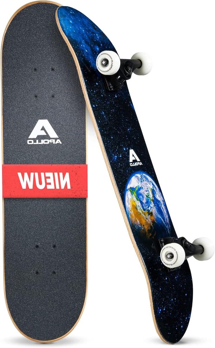 houten skateboard compleet skateboard straat skateboarding 7 laags houten deck 31 5 x 8 inch aarde