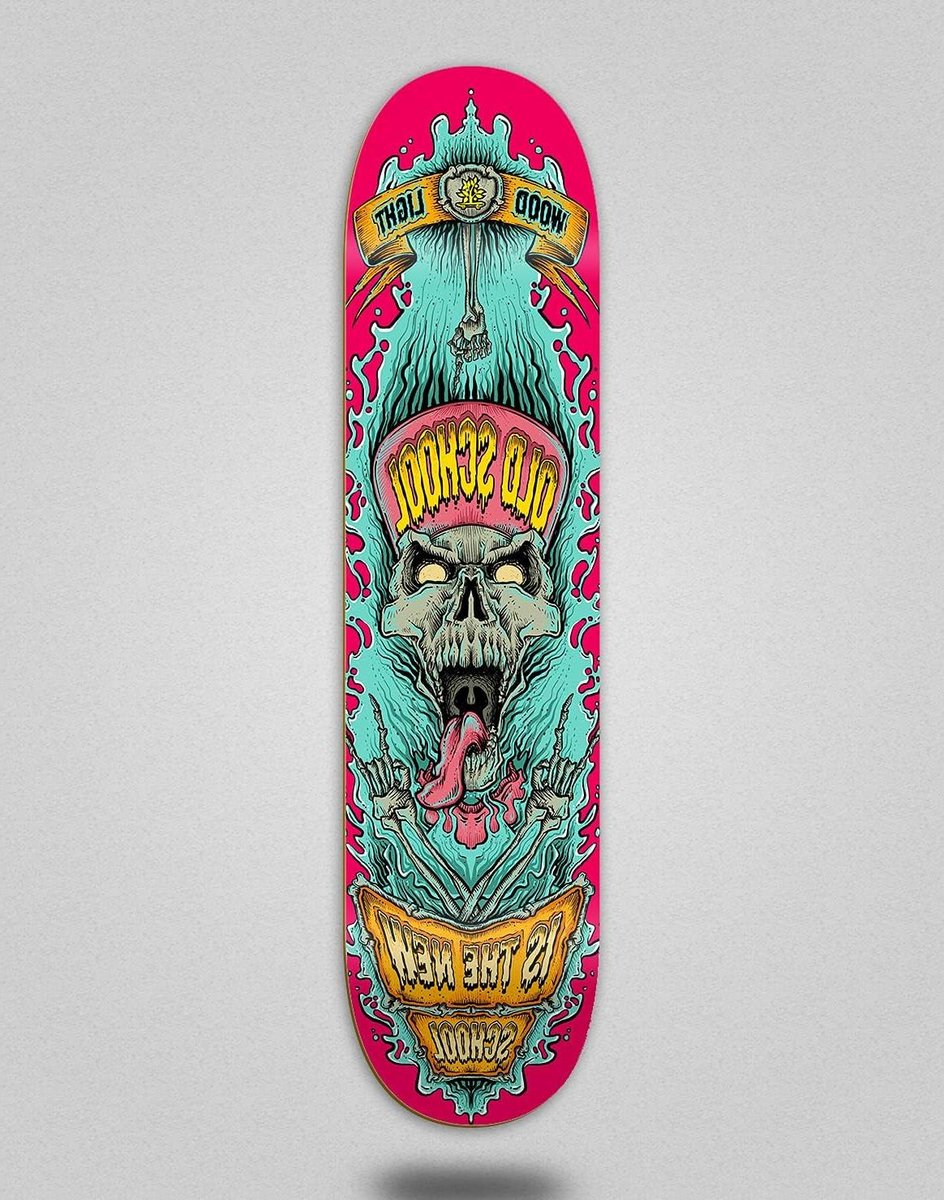 houten skateboard deck new school board street cruisen kwaliteit constructie 8 5 inch rood