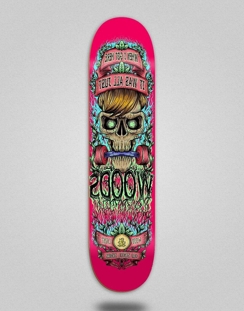 Houten Skateboard Deck - Skate Plank - Street Tricks - Stevig Ontwerp - 8.5 Inch - Roze Skateonderdeel kopen online