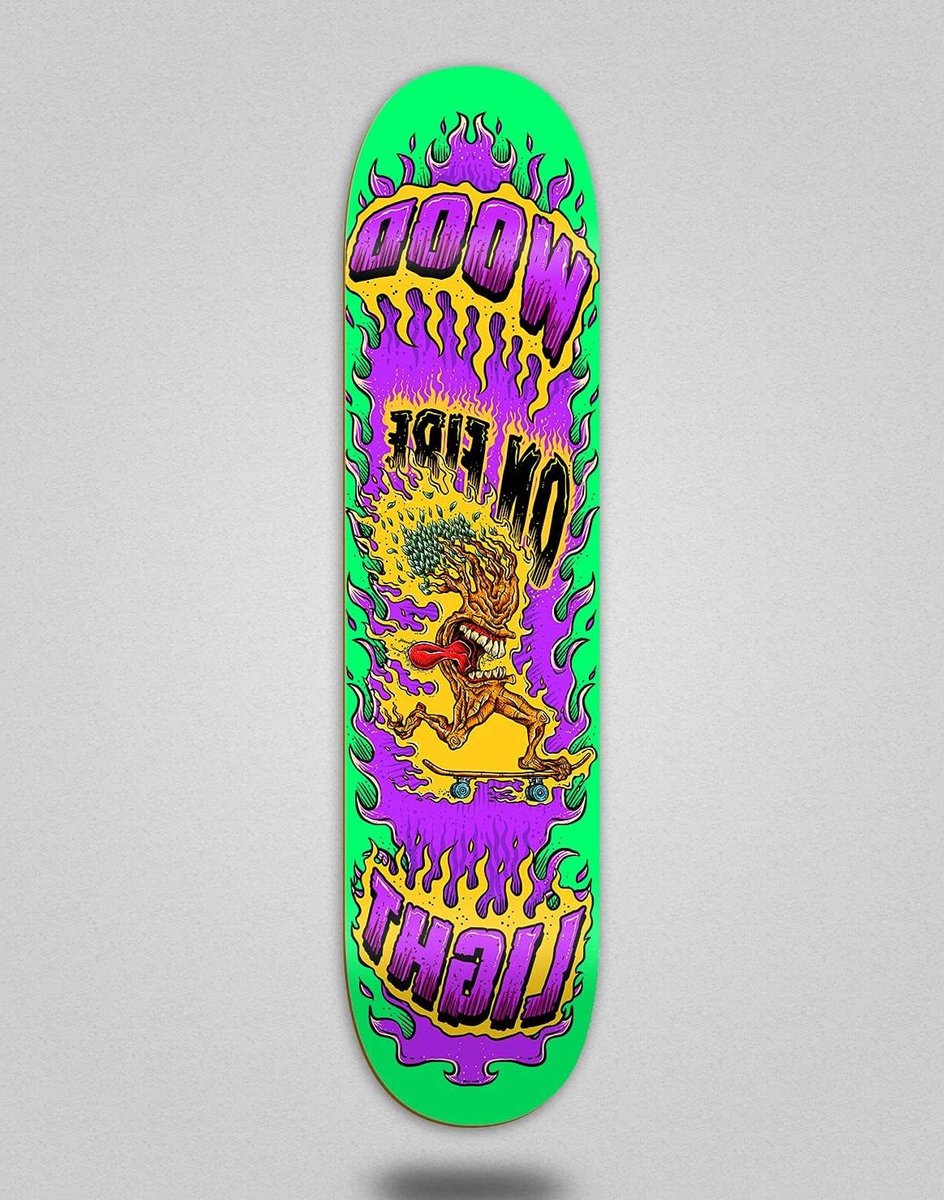 Houten Skateboard Deck - Skateboard Plank - Straat Tricks - Hout Constructie - 8.5 Inch - Groen Skateonderdeel kopen online