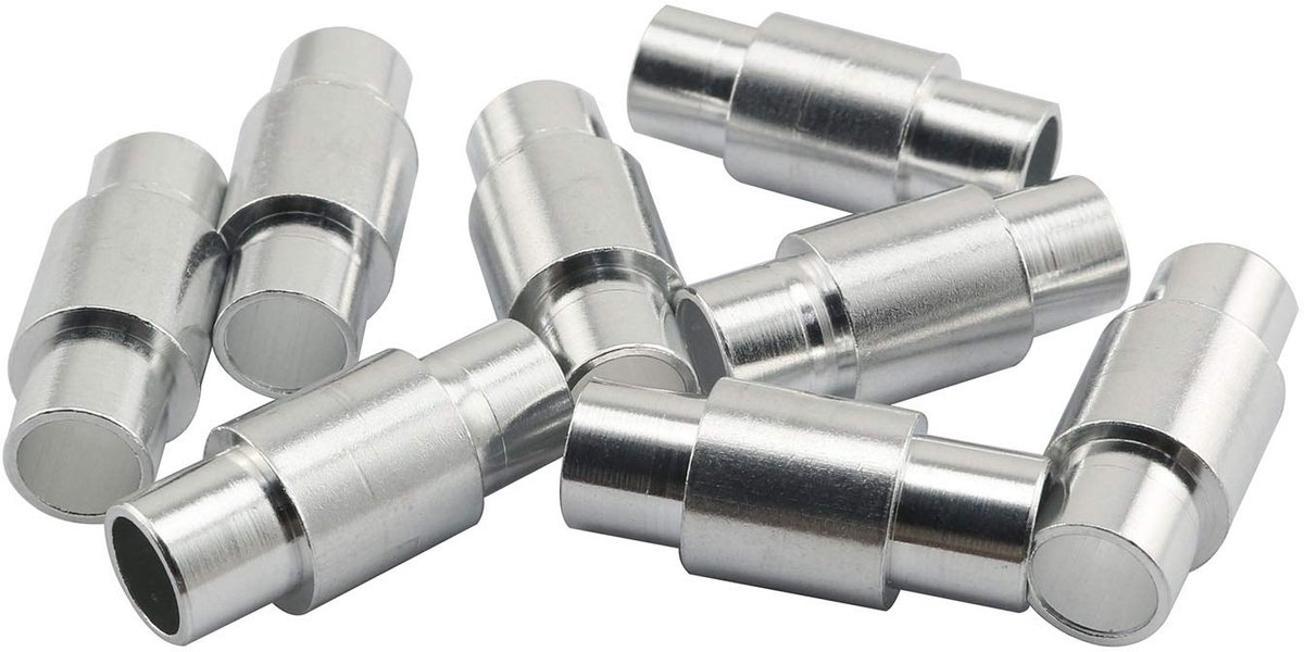 Inline Skate Wielen Spacers - Roller Skate Onderdelen - Sneller Skaten - Aluminium Stevig - 8 stuks - Zilver Skateonderdeel kopen online