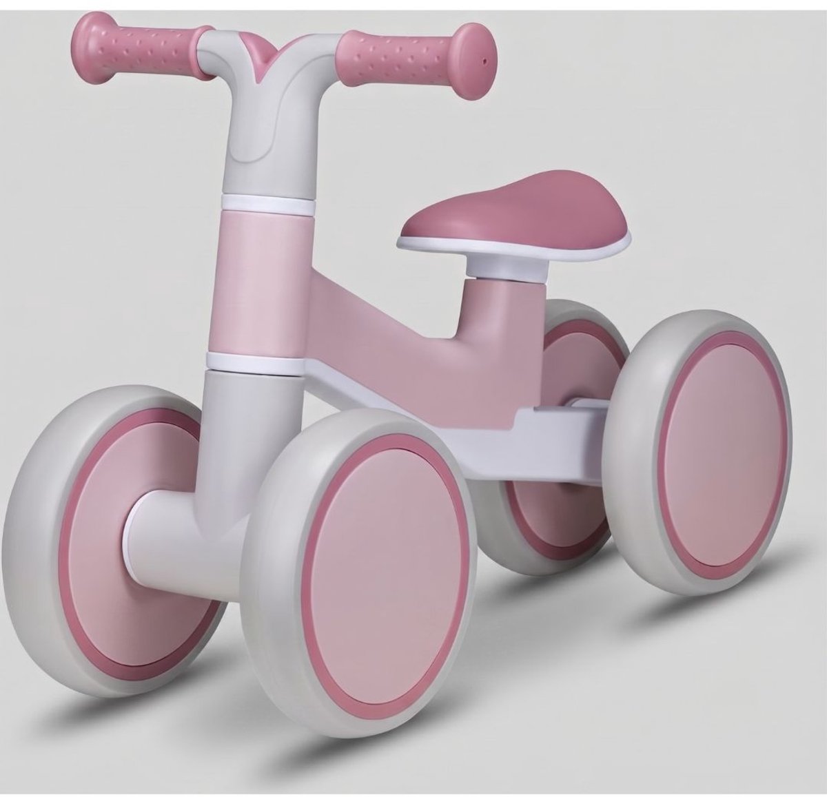 JCP® Loopfiets - Loopfiets 1 Jaar - Loopfietsje - Roze roos - 58cm x 28cm x 38cm Loopfiets kopen online