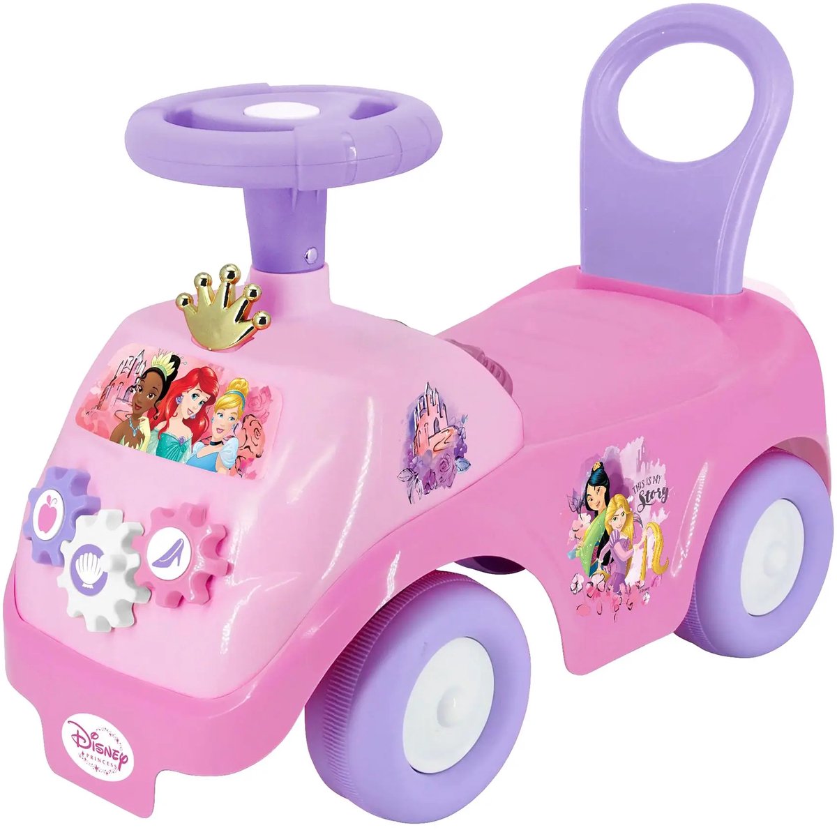 kiddieland disney prinsessen loopauto licht geluid