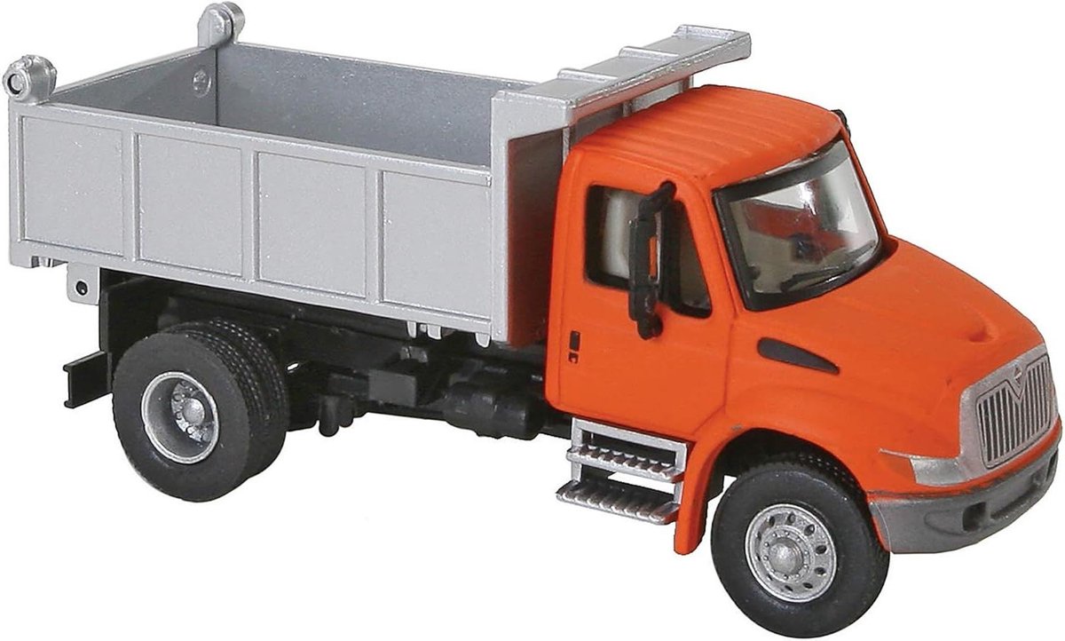 Kiepwagen Model - Speelgoed Vrachtwagen - Modelbouw - Gelicentieerde Replica - 15.24 cm - Oranje Grijs Speelgoedkruiwagen kopen online