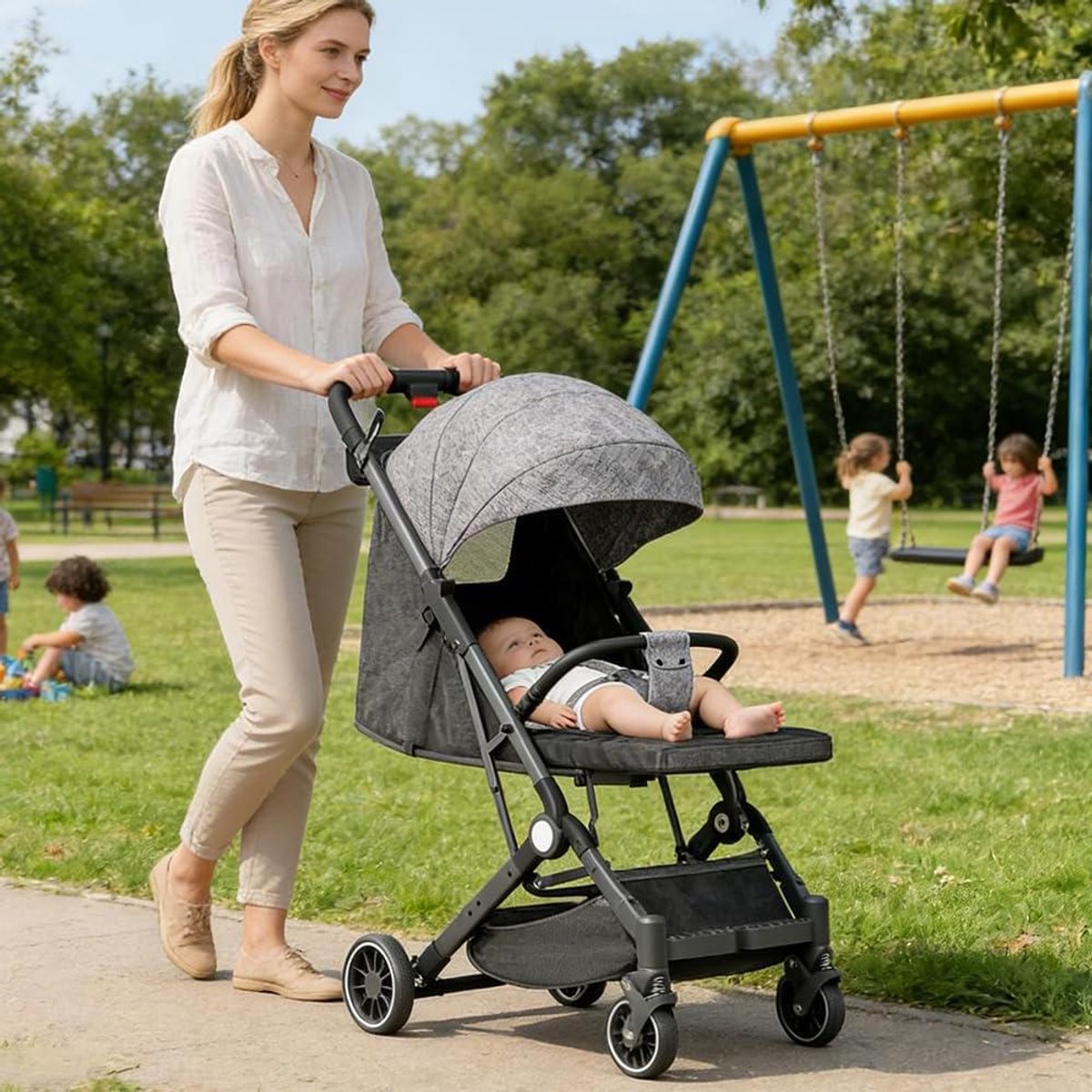 Kinder driewieler - Baby fiets kinderwagen - Veilig buiten spelen - Schaalbaar met omkeerbaar zitje Driewieler kopen online