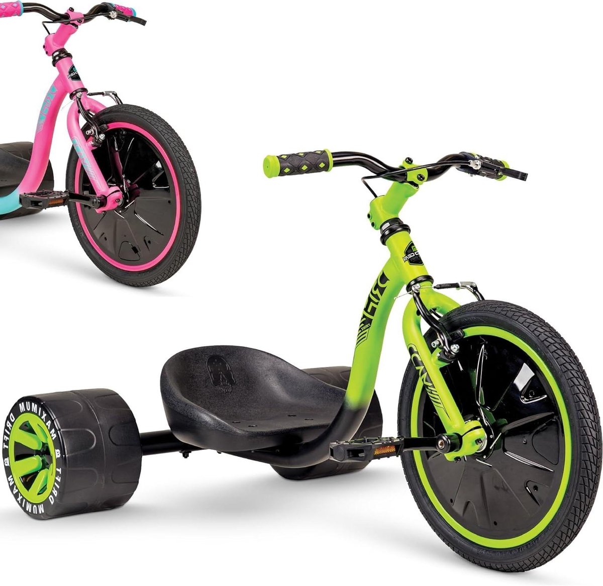Kinder driewieler - Drift trike - Buitenspelen - Verstelbaar zadel - 16 inch wiel - Zwart Driewieler kopen online