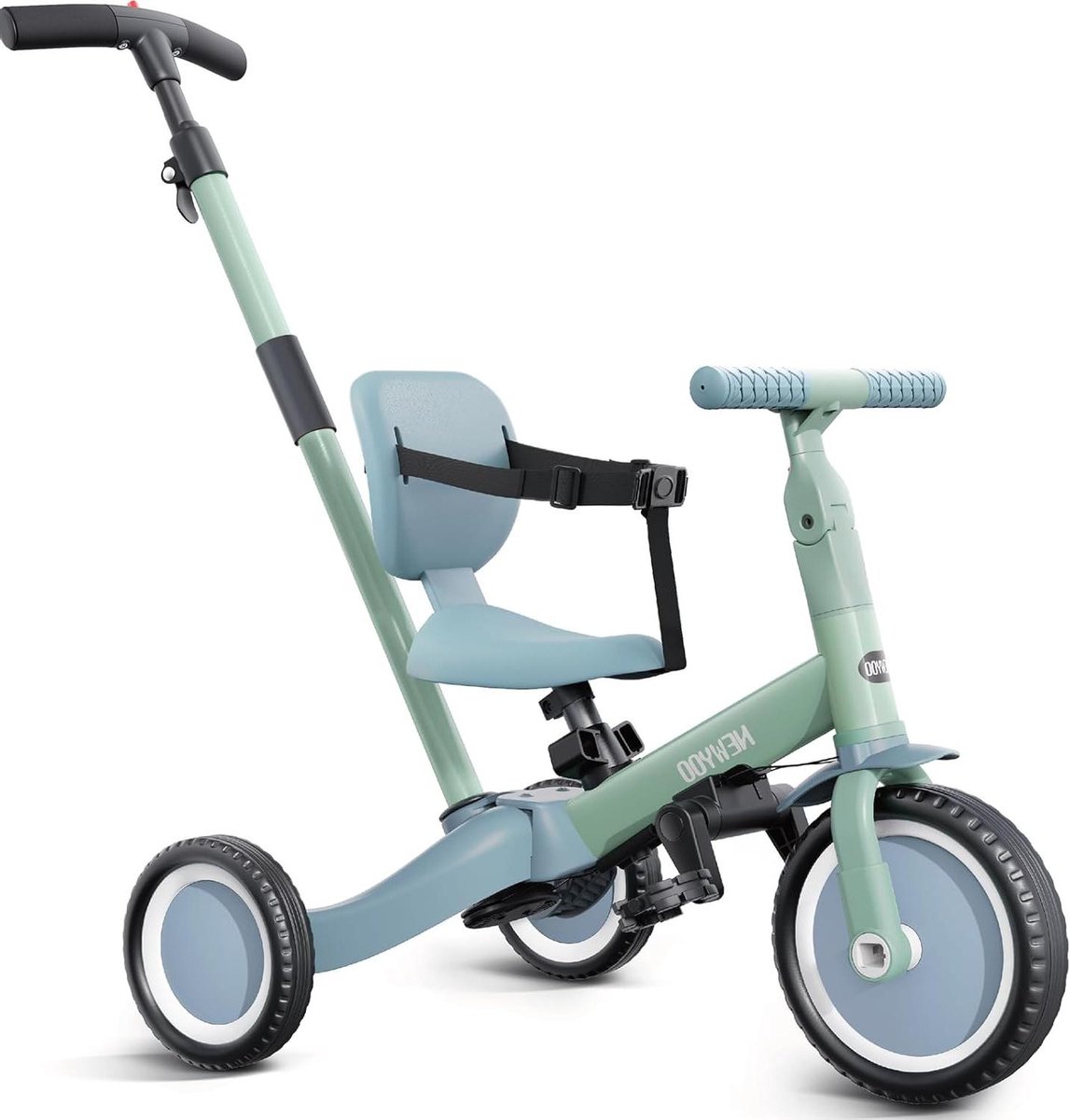 Kinder driewieler - Loopfiets - Buiten spelen - 5-in-1 - Tot 110 cm - Groen Driewieler kopen online