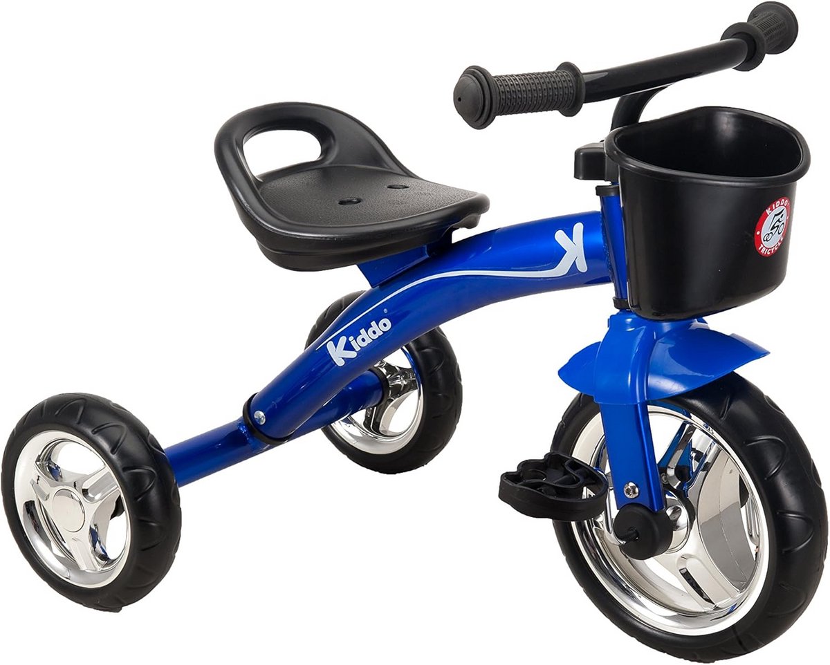 Kinder Driewieler - Loopfiets - Buiten Spelen - Smart Design - 80 cm Lengte - Blauw Driewieler kopen online