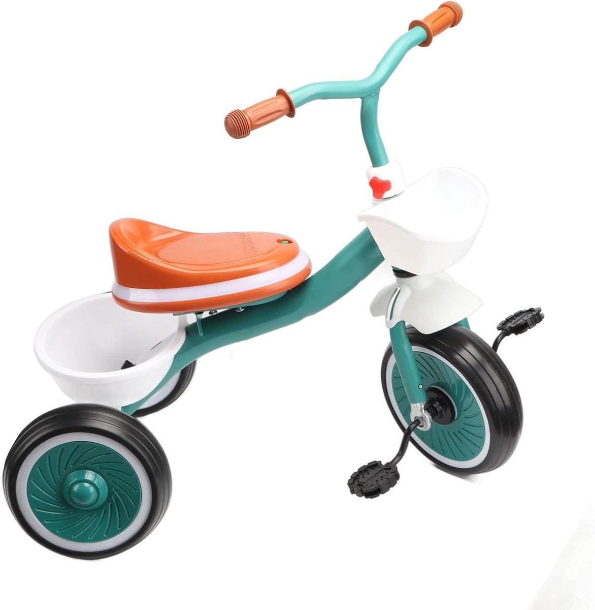 kinder driewieler loopfiets peuter buiten spelen met muziek en licht 54 x 33 x 24 cm