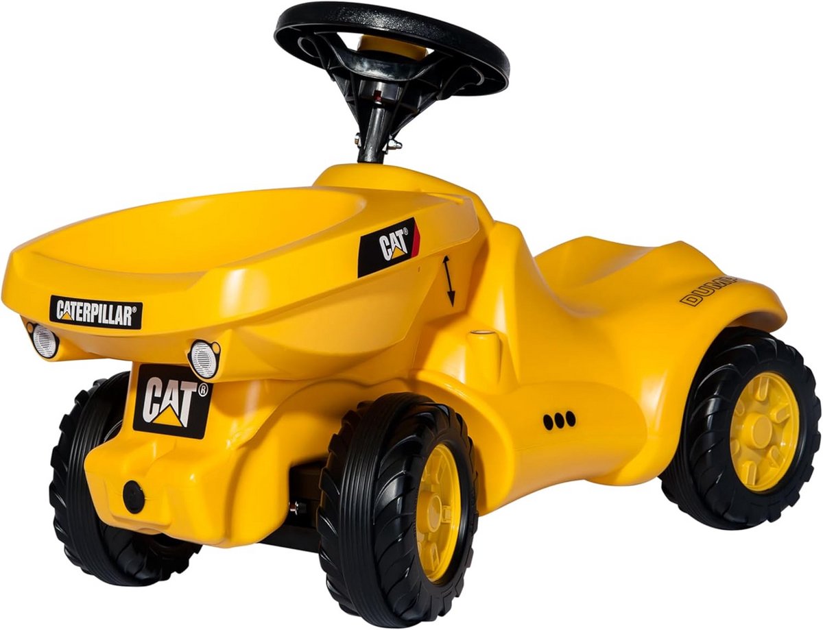 Kinder Dumper - Rijspeelgoed Voertuig - Buiten Spelen - Kantelschaal - 63 cm - Geel Speelgoedkruiwagen kopen online