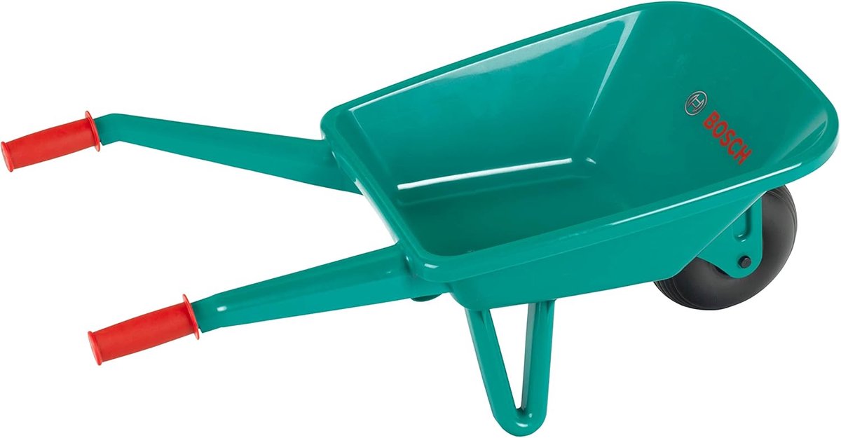 Kinder kruiwagen - Tuin wagen - Buiten spelen - Stevig plastic - 70 cm lang - Geel Speelgoedkruiwagen kopen online