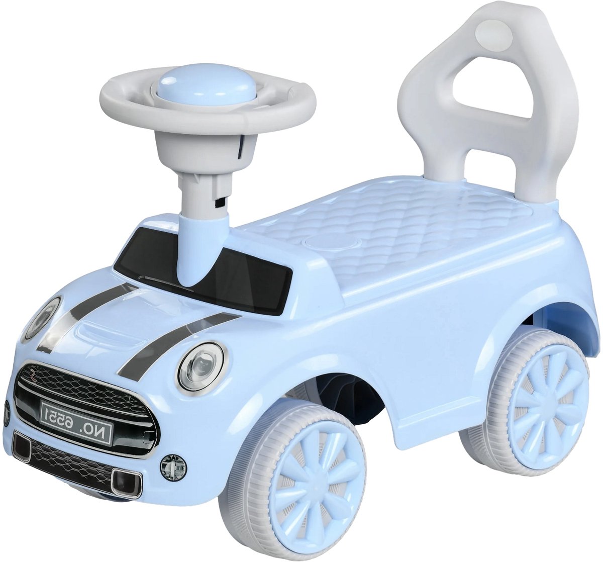 Kinder Loopauto met Stuur & Toeter – Slip Car met Kantelbeveiliging – Blauw Modelbouwpakket kopen online