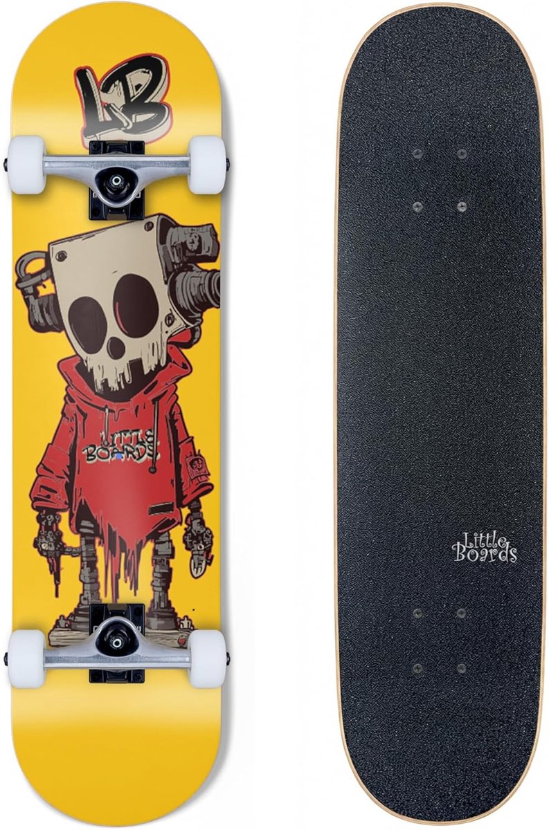 Kinder skateboard - Compleet board - Buiten spelen - Hout constructie - 7.3 inch - Marv Skateonderdeel kopen online