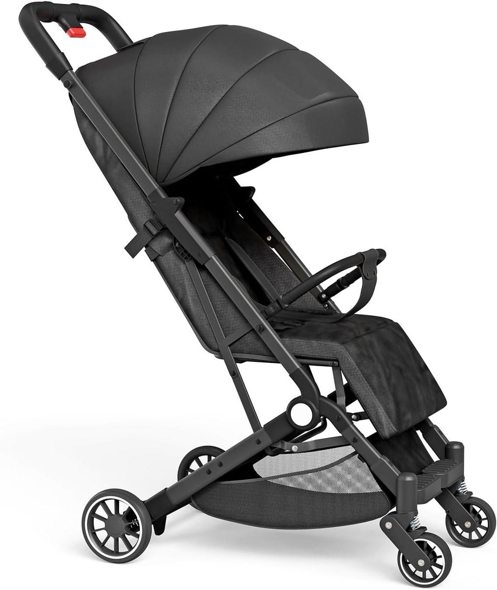 Kinderdriewieler - Loopfiets baby - Leren fietsen - 5-in-1 evolutie - 63 x 30 x 101 cm - Zwart Driewieler kopen online