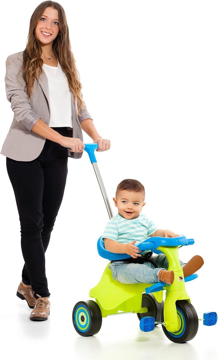 Kinderdriewieler - Loopfiets - Buiten spelen - 5-in-1 model - 43 x 28 x 57 cm - Groen Driewieler kopen online