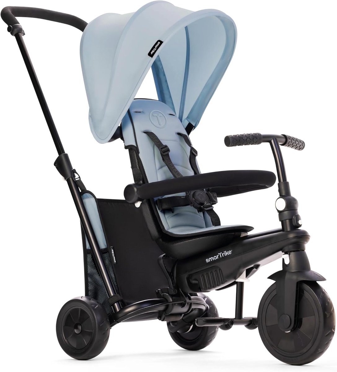 Kinderdriewieler - Loopfiets Pram - Kind Ontwikkeling - Groeit Mee - 102 x 48 x 96 cm - Grijs Driewieler kopen online