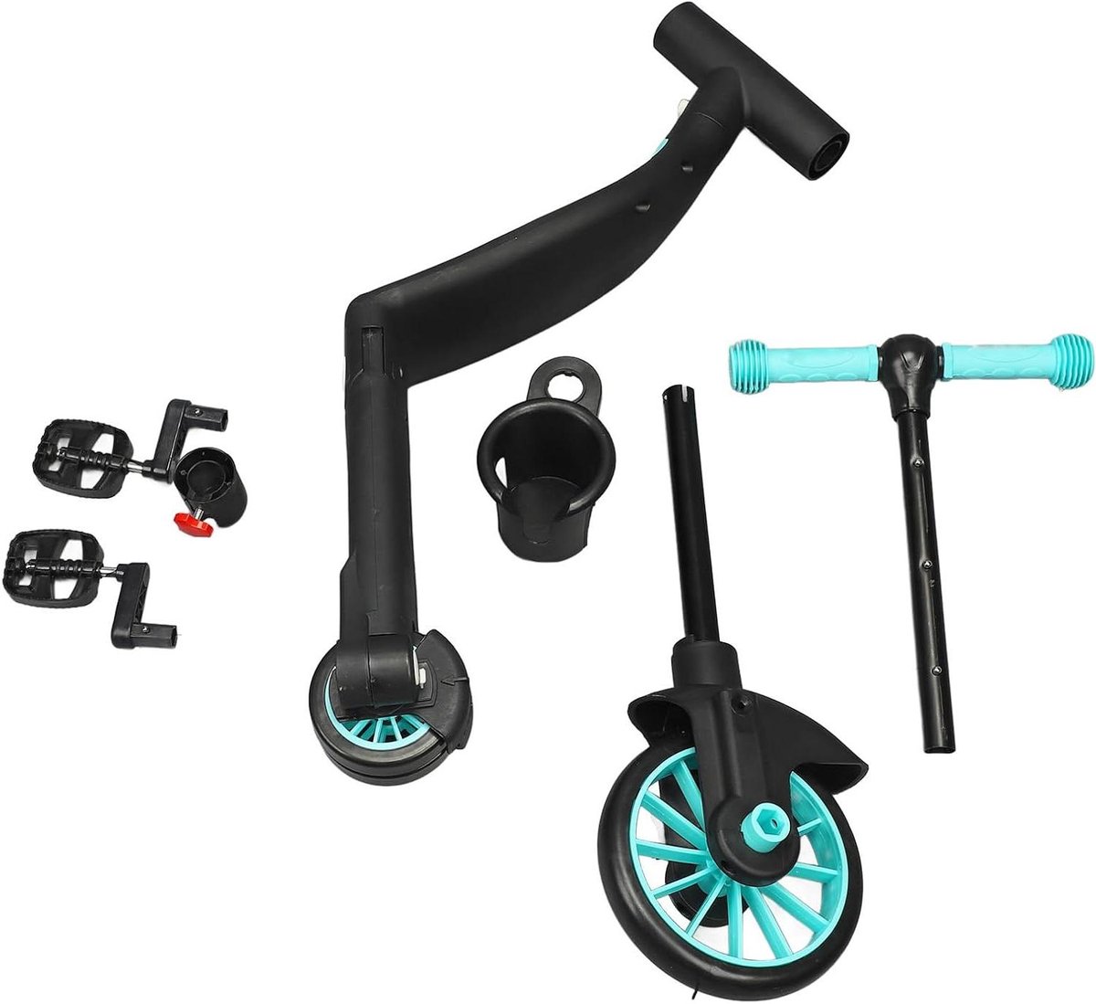 Kinderen Driewieler - Peuter Scooter Fiets - Buiten Spelen - Multifunctioneel Verstelbaar - 68 x 28 x 17 cm - Blauw Driewieler kopen online
