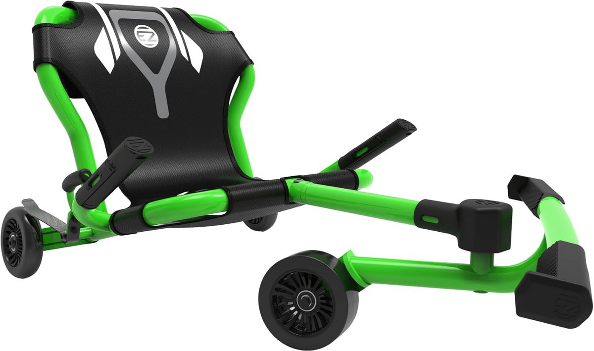 Kindervoertuig Driewieler - Zitscooter Rijspeelgoed - Actieve Buitenspelen - Uniek Been-aangedreven Wiel - Verstelbaar Frame - Groen Driewieler kopen online