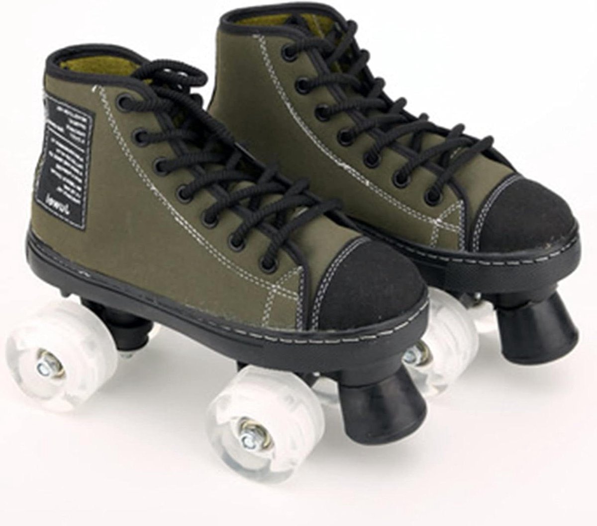 Klassieke Rolschaatsen - Vierwielers Skeelers - Outdoor Plezier - Dubbele Rij Stabiliteit - Maat 34 - C Rolschaatsen kopen online