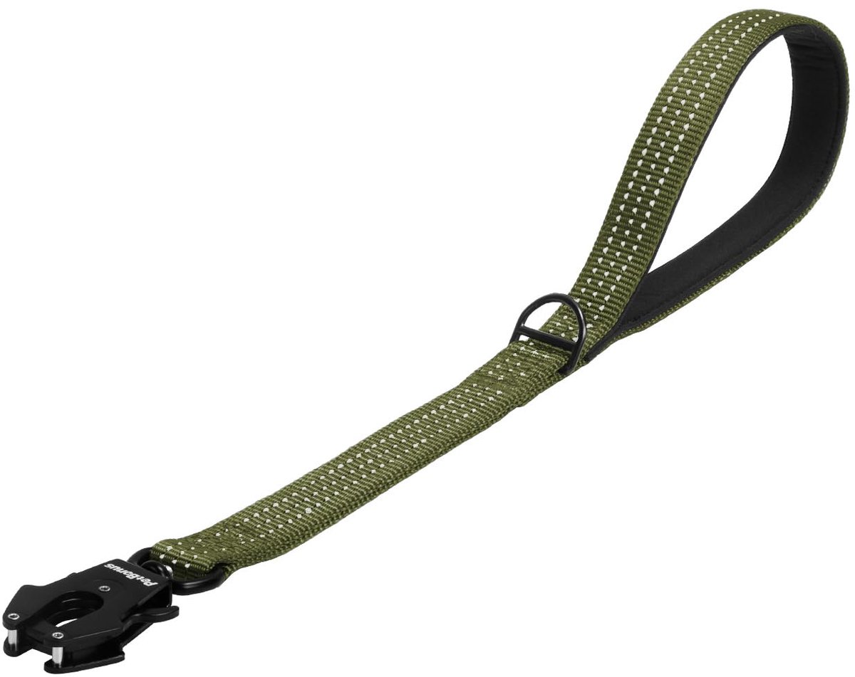 Korte hondenriem 45 cm, nylon korte geleider met snelsluiting, gevoerde handgreep, reflecterende trainingslijn voor grote en middelgrote honden Skateonderdeel kopen online