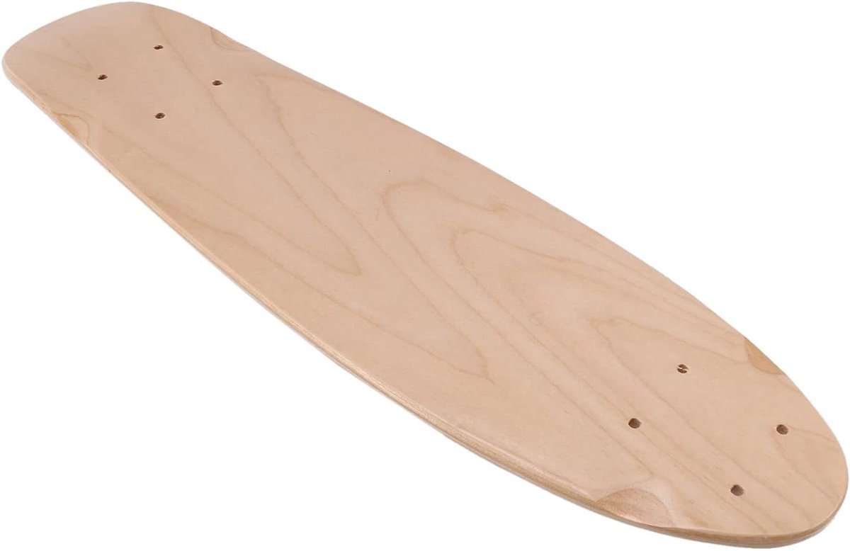 leeg skateboard deck diy board cruisen en skaten 7 laags esdoorn 555 x 15 cm natuurlijk hout