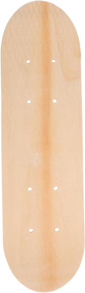 leeg skateboard deck houten board diy kunst project 7 lagen esdoorn 43 x 13 cm natuurlijk
