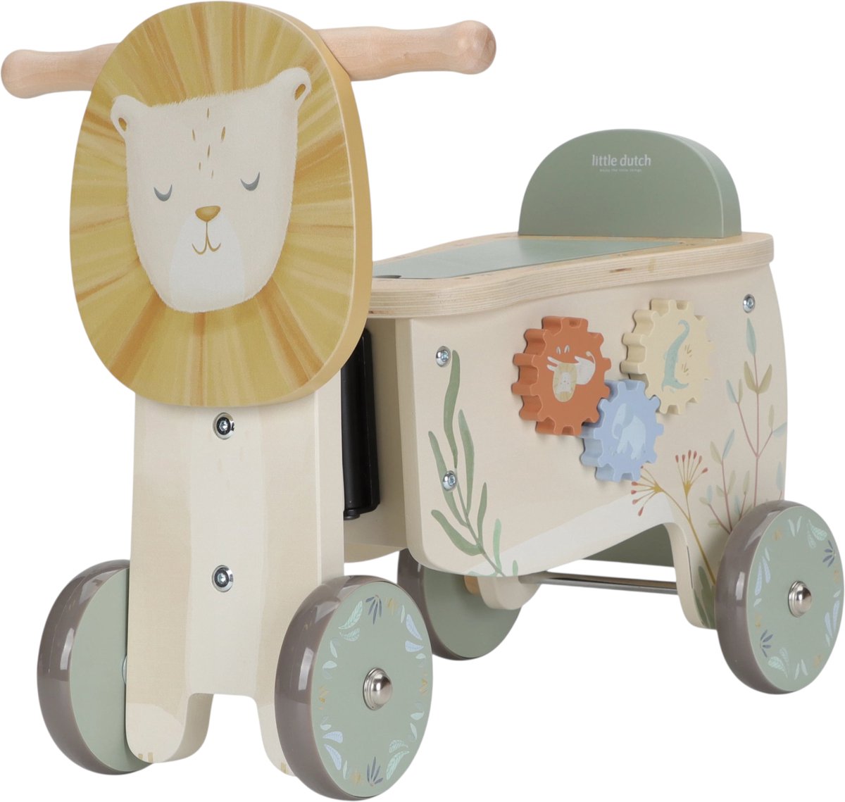Little Dutch Houten loopfiets FSC - Safari Friends Loopfiets kopen online