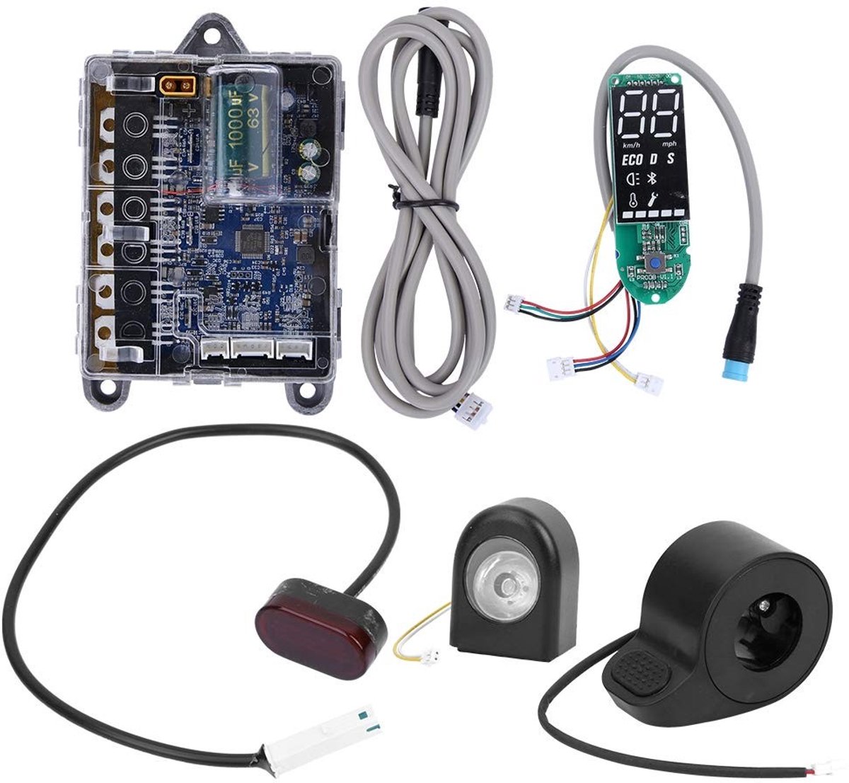 livia home bluetooth controller board vervanging voor elektrische step zwart geschikt voor xiaomi m365 m365 pro universele controller set