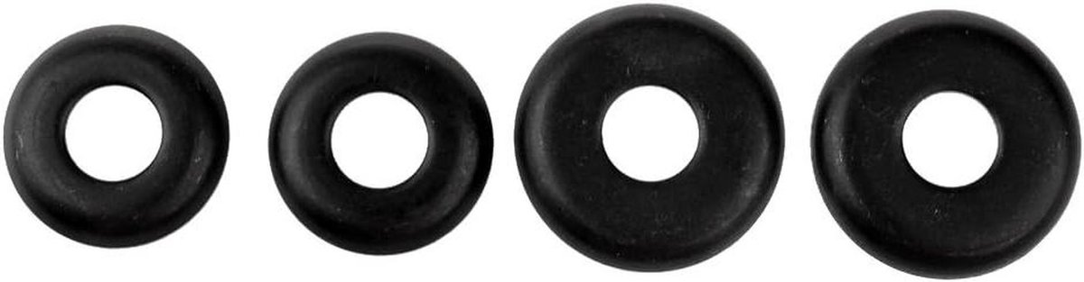 longboard bushings skateboard onderdelen skateboard onderhoud verstevigde ringen 4 stuks zwart