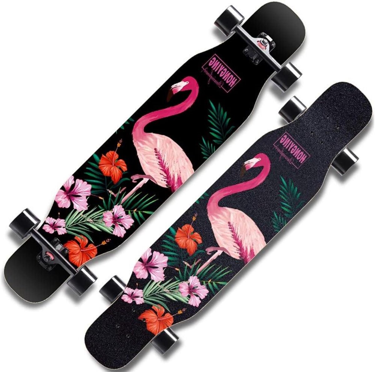 Longboard Cruiser - Dance Board - Outdoor Freeride - 7 Laags Esdoorn Dek - 42 Inch - Design 4 Longboard kopen online