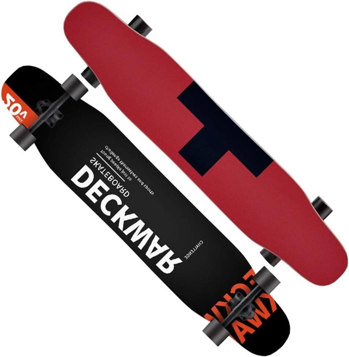 Longboard Cruiser - Dansplank - Vloer glijden - Dubbele tilt ontwerp - 46 inch - Patroon #2 Longboard kopen online
