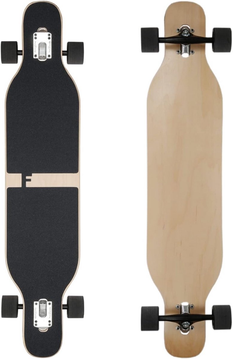 Longboard Cruiser - Drop Through Board - Cruisen en Tricks - Drie Flex Stappen - 106 cm Lengte - Multi Color Longboard kopen online